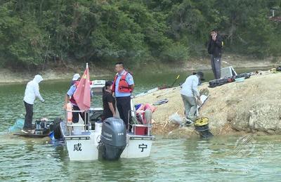 多部门联合行动 筑牢陆水湖水域安全防线