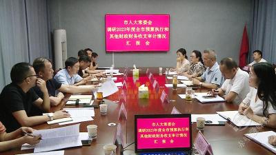 市人大常委会调研2023年预算执行和其他财政财务收支审计工作