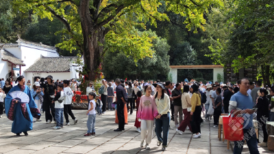 国庆假期第二天赤壁市文化和旅游市场情况