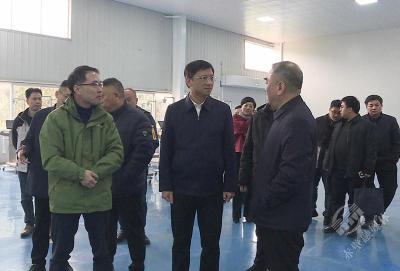 湖南省市场监督管理局来赤壁市考察学习校园食堂食材集采集配改革工作