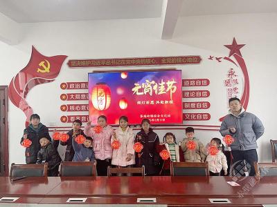 茶庵岭镇：正月十五月儿圆 元宵灯笼高高挂