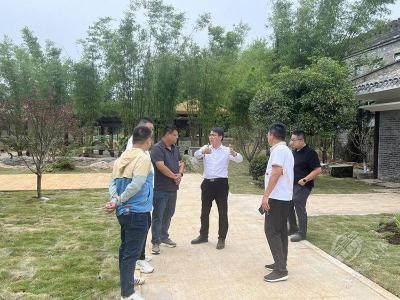 赤壁城发集团现场督办古战场“五一”保障工作