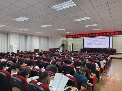 赤壁市举办儿童督导员与儿童主任培训班