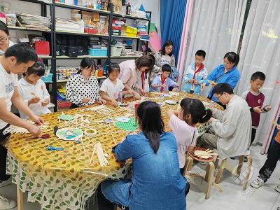 赤马港街道大桥社区：编竹韵传承非遗瑰宝 扬清风厚植清廉根基