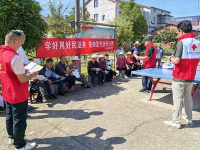 羊楼洞茶场：普法宣传进社区 共护群众幸福美好生活