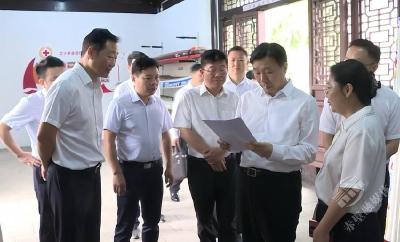丁辉来赤壁市调研防汛抗旱、地质灾害防治和未成年人防溺水工作