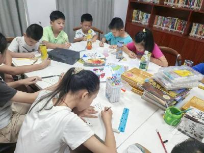 赤马港综合文化站童心绘趣创意飞扬