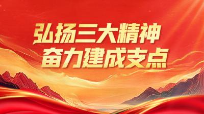 弘扬三大精神 奋力建成支点