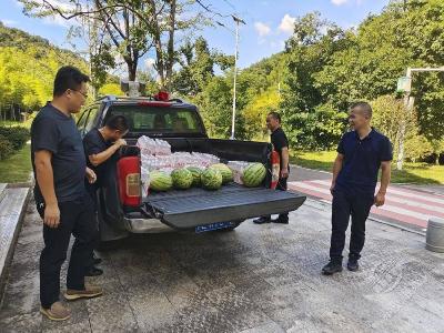 官塘驿林场开展“夏送清凉”活动 情系一线暖人心