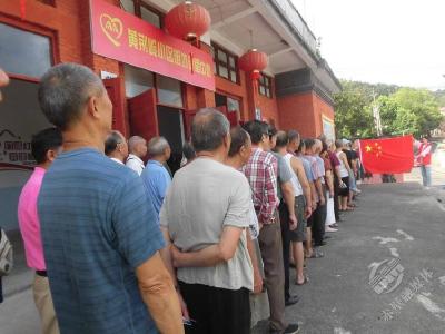 蒲纺桂花树社区举办“八一”建军节“退役不褪色”主题活动