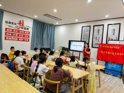 湖北赤壁：“护苗·绿书签”护航暑期爱心托管班结业