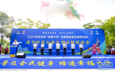 2025年湖北省“百镇千村”全民健身系列赛事活动通山县九宫山镇运动会举办