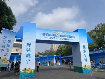 湖北茶发集团在咸宁农特产品专场活动中达成多项产销对接与产学研合作