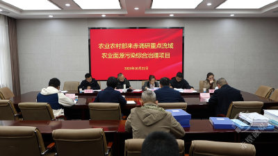 农业农村部工程建设服务中心调研赤壁重点流域农业面源污染治理项目建设工作