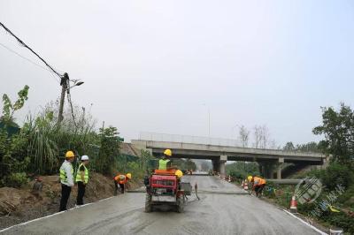 赤壁市白马线马家咀段道路主体工程即将完工 惠及沿线3000群众