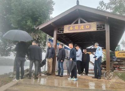 多部门联合验收赤壁三大渡口提档升级工程