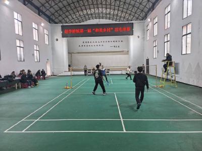 赵李桥镇首届“和美乡村”羽毛球赛开幕