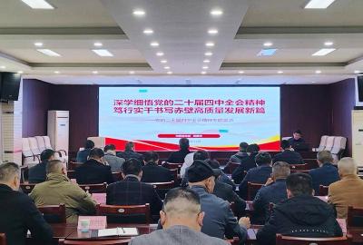 市卫健局举行党的二十届四中全会精神宣讲报告会