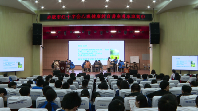 青春飞扬 梦想启航 市红十字会心理健康教育进校园
