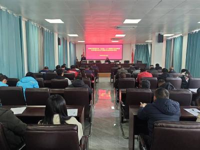 市商贸行业举行党的二十届四中全会精神宣讲暨安全生产消防安全知识培训