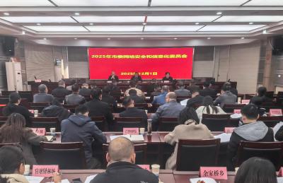 赤壁市召开市委网络安全和信息化委员会会议