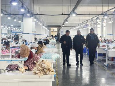 湖北赤壁：打造“总部+乡镇分厂”模式 把车间建在村头 让幸福留在家门口