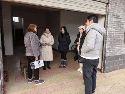 共青团赤壁市委开展新春走访慰问 情暖包保群众
