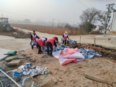 赤壁新店：百日攻坚焕新颜 清洁家园迎新春