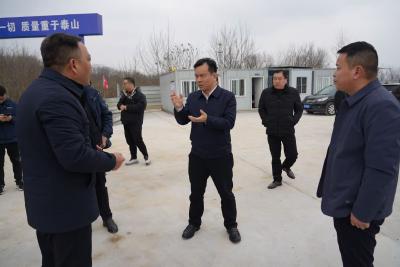 彭光平调研全市重点项目工作 全力以赴抓进度 确保项目早建成早见效