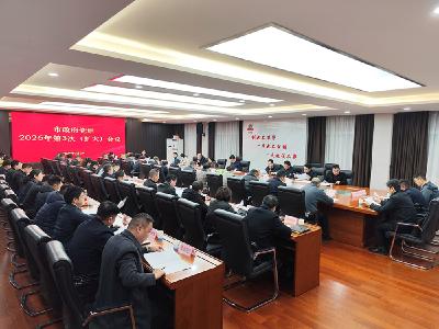 赤壁市政府党组2026年第3次（扩大）会议召开