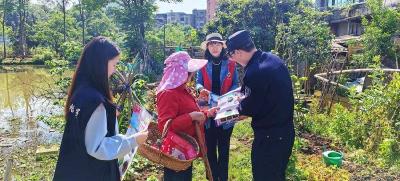识毒防毒拒毒 三方联动开展禁毒宣传