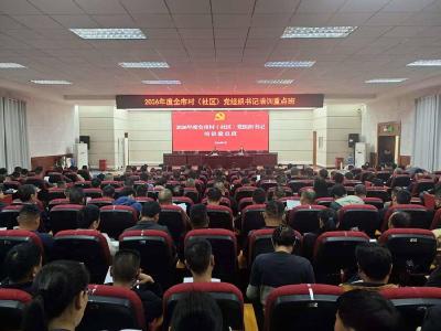 全市村（社区）党组织书记培训重点班开班