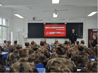 共青团赤壁市委开展全民国家安全教育日禁毒宣传进校园活动