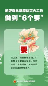 清明将至，一定做到“7个严禁”“6个要”！