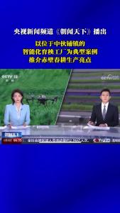 央视新闻频道《朝闻天下》推介赤壁春耕生产亮点
