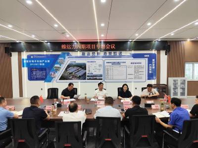彭光平专题督办维达力四期项目建设工作 一鼓作气推进建设任务 确保项目早落地早投产早见效