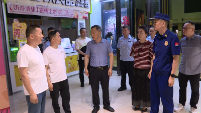 市领导督导检查电影放映行业安全生产工作