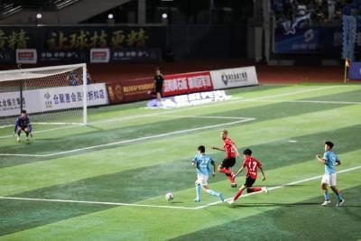 赤壁元素融绿茵燃爆全场 咸宁主场 1:0 力克荆门