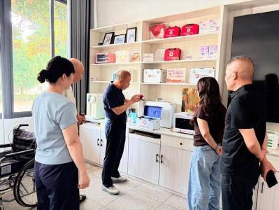 赤壁市总工会开展工会驿站安全生产专项检查