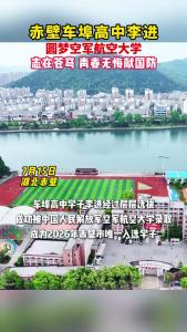赤壁车埠高中李进，圆梦空军航空大学
