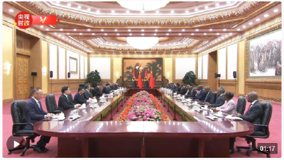 独家视频丨习近平：中安合作是好朋友之间的相互帮助 互惠互利 合作共赢