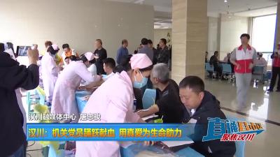 【直通县市区】汉川：机关党员踊跃献血 用真爱为生命助力