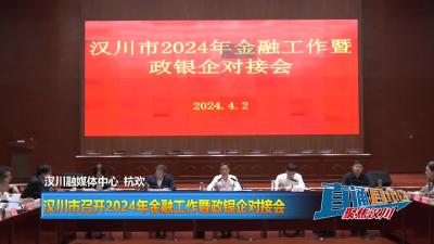 【直通县市区】汉川市召开2024年金融工作暨政银企对接会