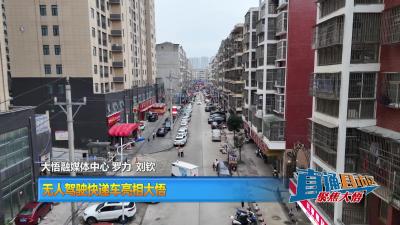 【直通县市区】无人驾驶快递车 亮相大悟
