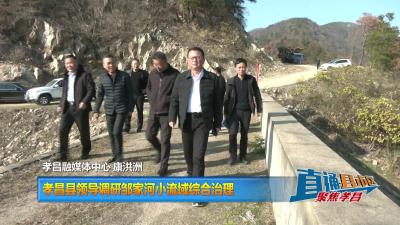 【直通县市区】孝昌县领导调研邹家河小流域综合治理