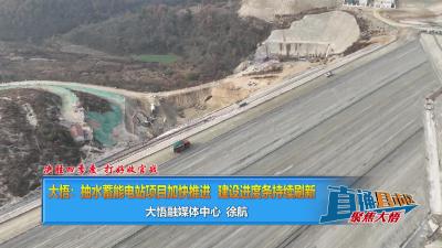 【直通县市区】决胜四季度 打好收官战|大悟：抽水蓄能电站项目加快推进 建设进度条持续刷新