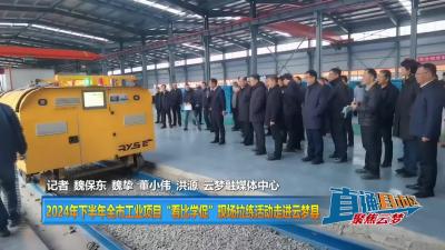 【直通县市区】2024年下半年全市工业项目“看比学促”现场拉练活动走进云梦县