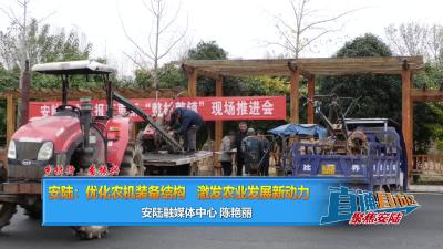 【直通县市区】乡村行·看振兴丨安陆：优化农机装备结构 激发农业发展新动力