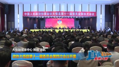 【直通县市区】政协大悟县第十一届委员会第四次会议开幕