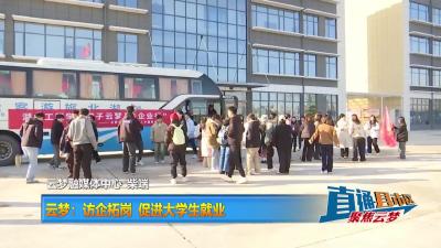 【直通县市区】云梦：访企拓岗 促进大学生就业